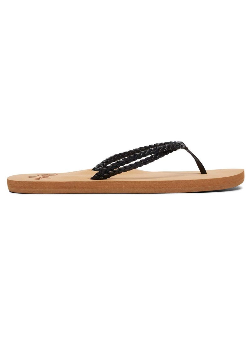 Roxy Women's Costas Beach Sandals, Black, 5 - Image 3